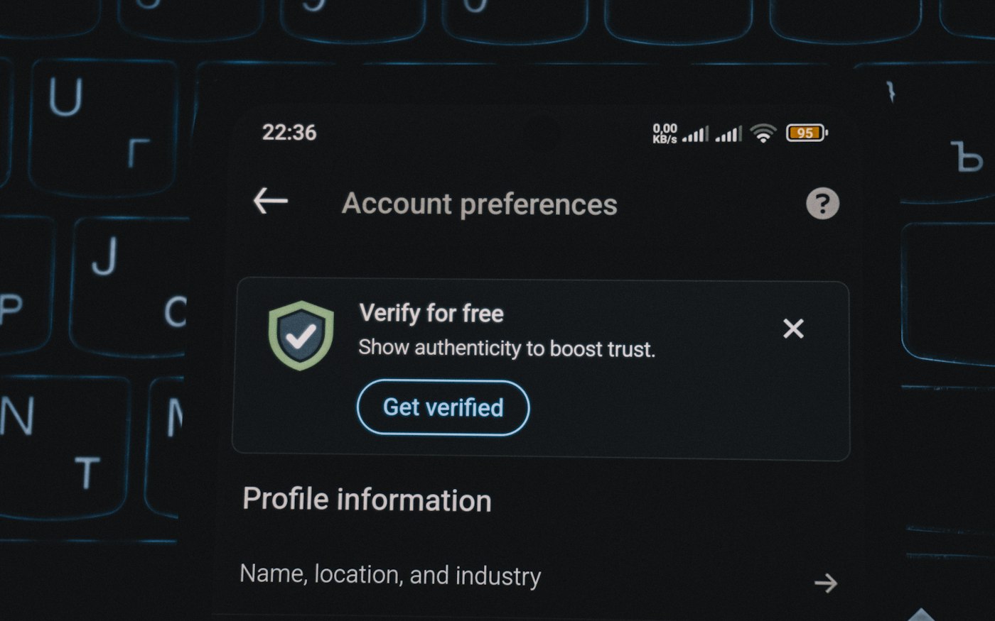 Identity verification controls